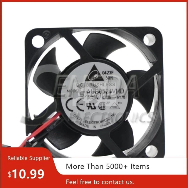 Main image of AUB0524VHD Dual Ball Cooling Fan, 50x50x20mm DC 24V 0.15A Axial Fan, Replacement Fan for Industrial Devices, Frequency Converter, Power Cabinet Heat Dissipation