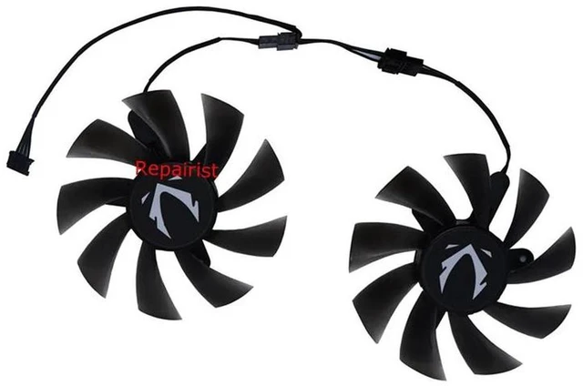 Main image of XY-D09015B VGA Graphics Card Cooler GPU Fan, 2 Units/Set Replacement Cooling Fan Suitable for RTX 3080M 8GB, RTX 3070M 8GB, RTX 3060M 12GB Graphics Card Heat Dissipation Repair
