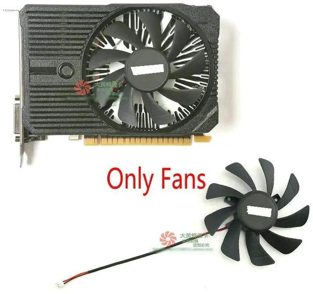 Main image of GA92S2U Graphics Card Cooling Fan VGA GPU Cooler, Replacement Fan Suitable for GTX1050 and GTX1050Ti 4GB Mini Graphics Cards, Gaming GPU Heat Dissipation Repair