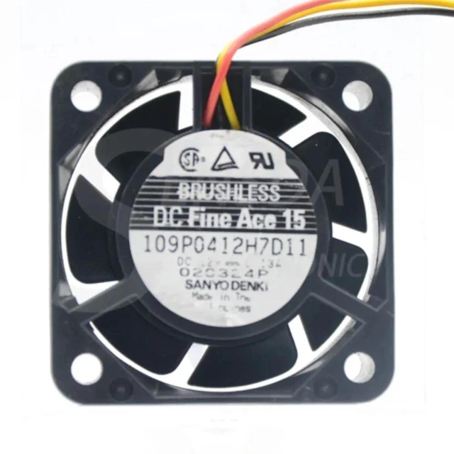 Main image of 109P0412H7D11 4015 Axial Cooling Fan, 40×40×15mm DC12V 0.13A 40mm Compact Fan, Replacement Fan Suitable for Televisions, Electronic Products and Small Devices Heat Dissipation