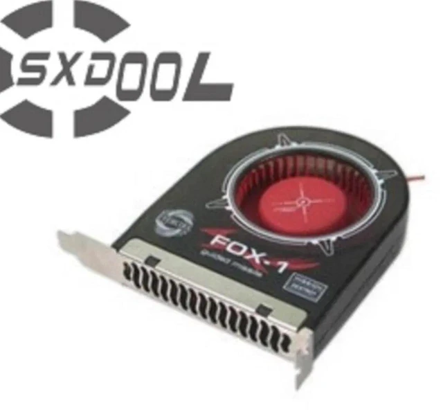 Main image of FOX-1 PCI Slot Blower Cooling Fan, PC Computer Case PCI Heatsink Cooler, 2200RPM 2-Pin IDE Molex Power Connector, Auxiliary Internal Thermal Fan for Desktop PC Heat Dissipation