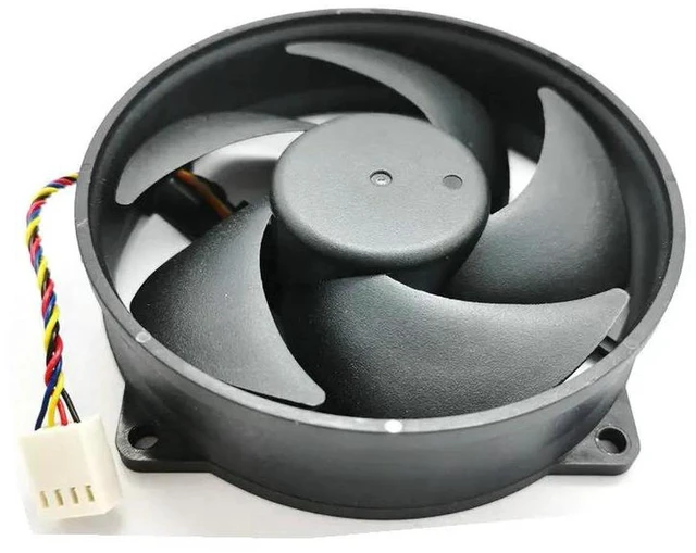 Main image of EC9225H12EP 9025 9CM Round CPU Cooling Fan, 90×90×25mm DC12V 0.36A 4-Wire PWM Silent Axial Fan, Replacement Round Frame Fan for CPU Heatsink Heat Dissipation