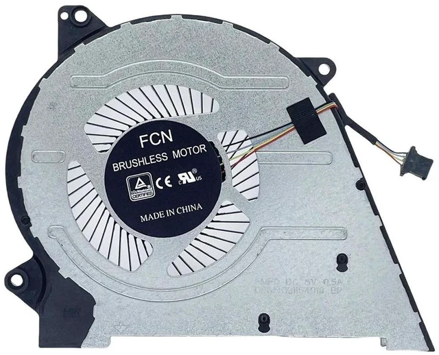 Main image of DFS5K121154918 Laptop CPU Cooling Fan DC5V 4-Pin Brushless Blower Replacement Fan for 14-inch 2-in-1 Notebook C550-14 Series (14ARE05,14IIL05), High Static Pressure Notebook Cooler for CPU Heat