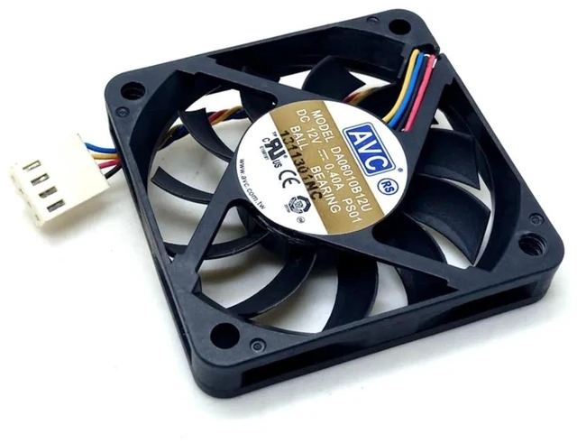 Alt view image 2 of 2 - RK-5015B2 Graphics Card Cooling Fan 46mm Diameter 26mm Thickness DC12V 0.12A Dual Wire Axial Fan Replacement, Small Quiet Cooling Fan for Graphics Card Heat Dissipation