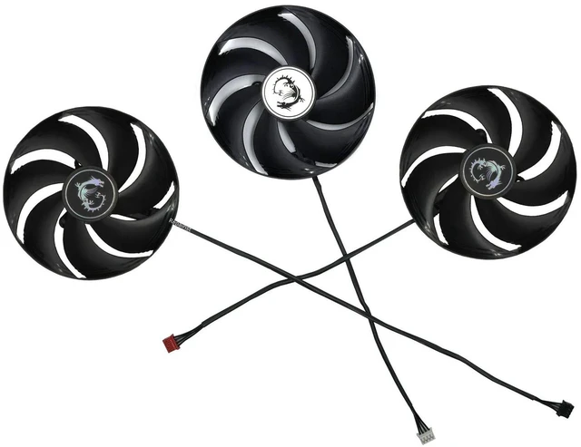 Alt view image 2 of 2 - FFB0812UHE 8038 Dual Ball Brushless Cooling Fan 80x80x38MM 80mm DC12V Axial Fan Replacement for X4200 5320 541-0269 Server Cabinet, Industrial Equipment Heat Dissipation