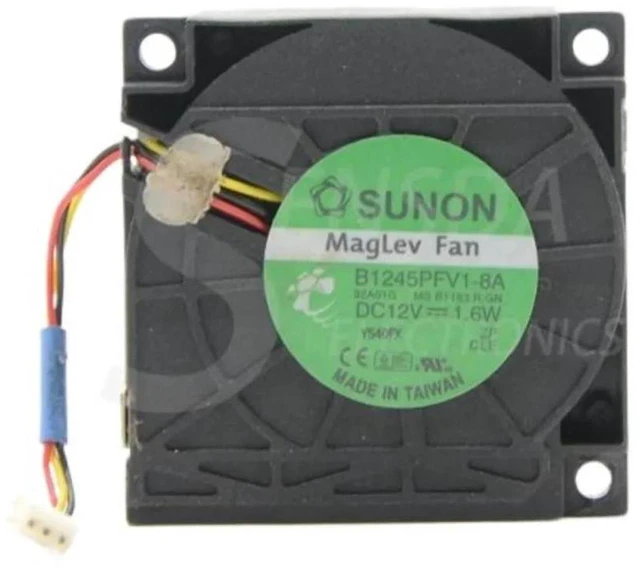 Main image of 3 Wire Blower Cooling Fan Replacement for B1245PFV1-8A, DC 12V 1.6W 45x45x10mm 4510 Mini Centrifugal Fan, Small Turbo Blower for Server, Inverter, Industrial Electronic Heat Dissipation