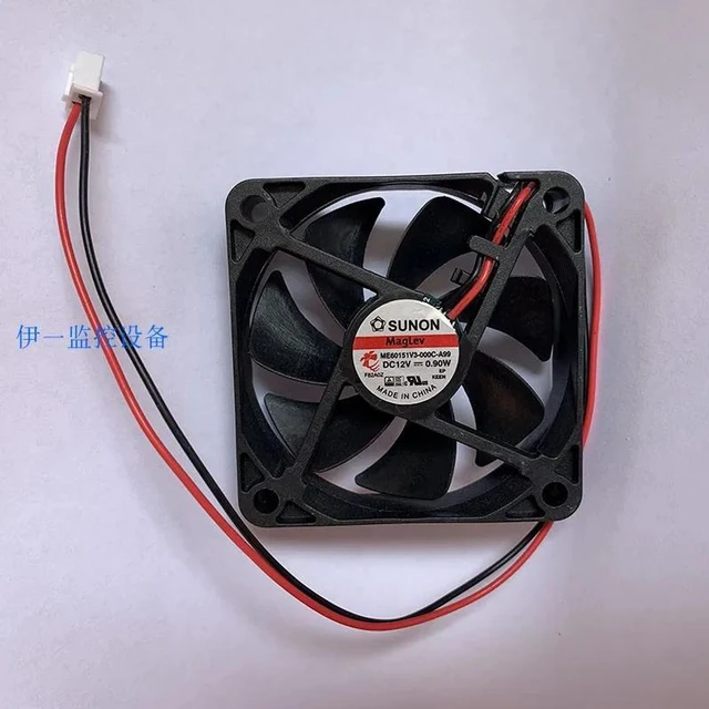 Alt view image 2 of 2 - HA60151V4-000C-999 Replacement 6015 6CM Axial Cooling Fan, DC12V 0.90W Silent Magnetic Levitation Brushless Fan, 60x60x15mm Low Noise Fan for Mini PC, Power Adapter, Industrial Small Controller Heat