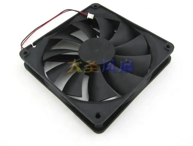 Main image of A13525H12B / A13525M12S Replacement 13525 Axial Cooling Fan, DC12V 0.40A / 0.32A 135x135x25mm 2-Wire Brushless Square Fan for PC Chassis, Power Supply, Industrial Cabinet, Server Heat Dissipation