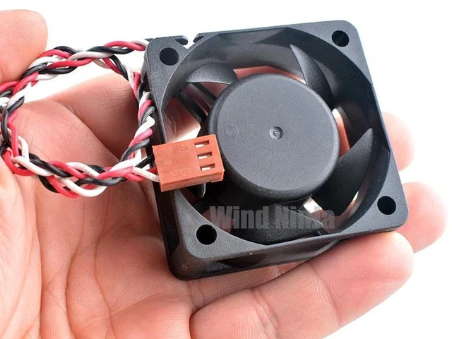 Alt view image 2 of 2 - A13525H12B / A13525M12S Replacement 13525 Axial Cooling Fan, DC12V 0.40A / 0.32A 135x135x25mm 2-Wire Brushless Square Fan for PC Chassis, Power Supply, Industrial Cabinet, Server Heat Dissipation