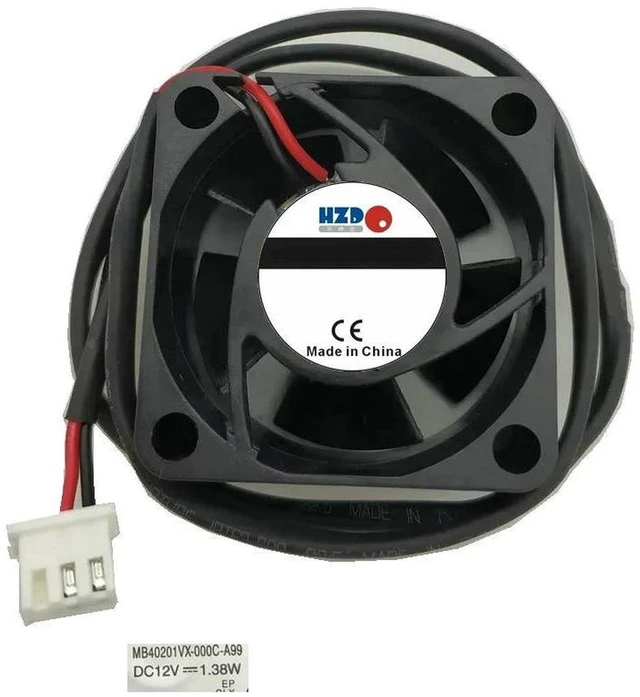 Main image of MB40201VX-000C-A99 Replacement 4020 Axial Cooling Fan, 40x40x20mm DC12V 1.38W 3-Wire Brushless Fan for IPC, Inverter and Compact Industrial Enclosure Heat Dissipation