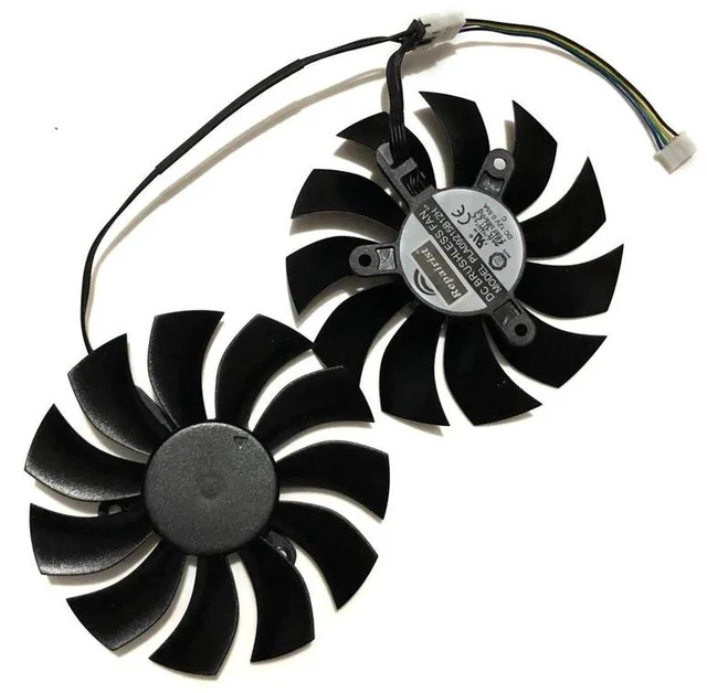 Main image of PLA09215B12H GPU Cooling Fan 2 Units/Set, 92mm 4-Pin PWM VGA Replacement Fan for GTX980Ti and GTX950 ACX2.0 Graphics Cards
