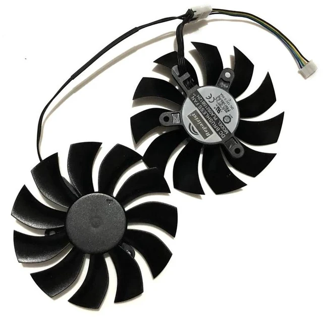 Alt view image 2 of 2 - PLA09215B12H GPU Cooling Fan 2 Units/Set, 92mm 4-Pin PWM VGA Replacement Fan for GTX980Ti and GTX950 ACX2.0 Graphics Cards