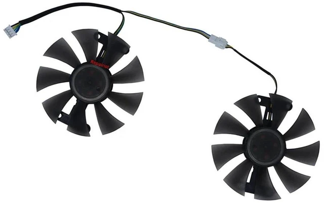 Main image of GA91S2H 85mm GPU Cooling Fan 2 Units/Set, VGA Replacement Fan for VEINEDA RX580 8GB (RX 580 8G 256-bit 2048SP) Graphics Cards
