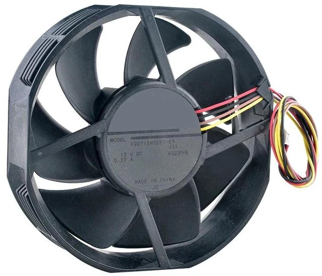Alt view image 2 of 2 - DBTA0428B2S 4028 DC Cooling Fan, 40x40x28mm 4-Wire PWM Fan, DC 12V 1.5A High Speed Airflow Axial Fan, Heavy Duty Replacement Fan for Industrial Equipment, Server, Inverter, Power Supply Heat