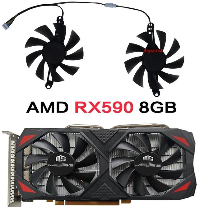 Alt view image 2 of 2 - KDE0504PFS1-8 4010 DC Cooling Fan, 40x40x10mm 4cm 3-Wire Axial Fan, DC 5V 0.7W Slim Mini Replacement Fan for Router, 3D Printer, Small Embedded Electronics Heat Dissipation