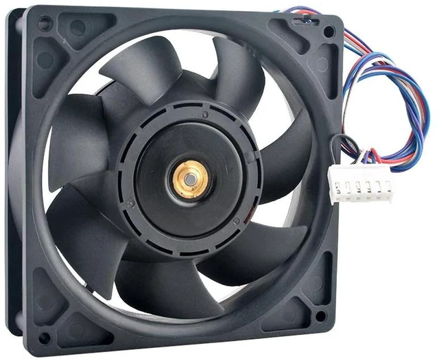 Alt view image 2 of 2 - KDE1207PFV3-A 7010 7CM DC Brushless Cooling Fan 70*70*10mm DC12V 0.7W Slim Axial Fan with Mounting Bracket, Replacement Fan for Industrial Cabinet, Power Supply, Electronic Equipment Heat Dissipation