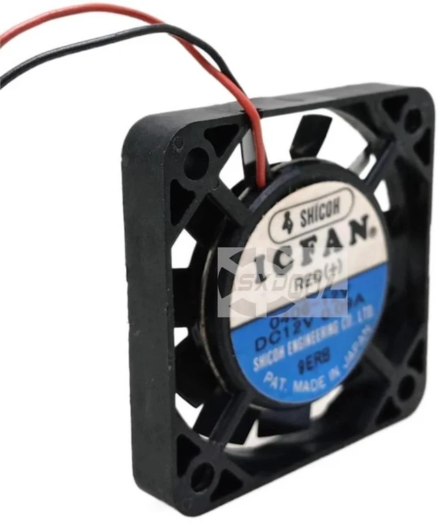 Alt view image 2 of 2 - 40x6mm 0406 12V Ultra-Thin Metal Blade DC Brushless Cooling Fan, 6000RPM, 6.2CFM High Airflow Axial Fan Replacement for Audio Power Supply Compact Electronic Equipment Heat Dissipation