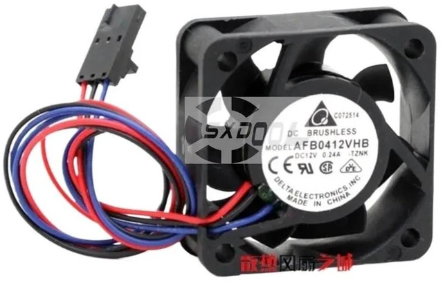 Main image of AFB0412VHB 4015 4CM DC Brushless Cooling Fan 40*40*15mm DC12V 0.24A Dual Ball Bearing High Speed Axial Fan Replacement for Compact Server IT System Electronic Equipment Heat Dissipation