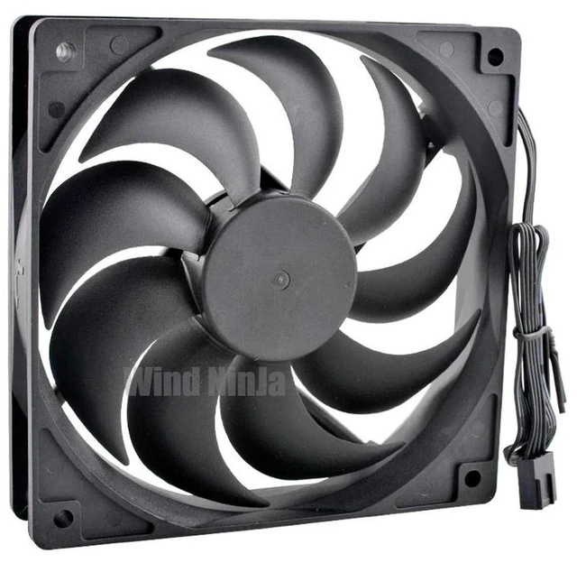 Alt view image 2 of 2 - AUB0812VH 8025 80mm DC Brushless Cooling Fan 80×80×25mm DC12V 0.41A 4-Wire Axial Fan with Alarm Signal, Replacement for Server Power Supply Industrial Cabinet Electronic Equipment Heat Dissipation