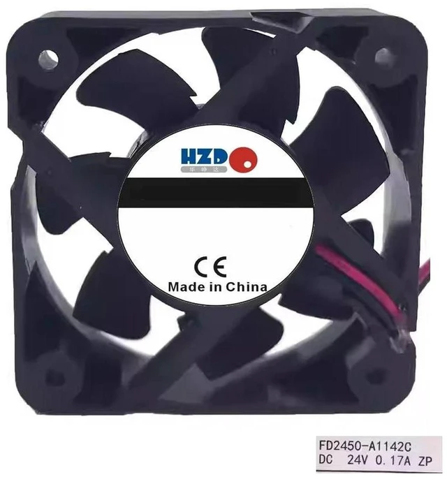 Main image of FD2450-A1142C 5015 50mm DC Brushless Cooling Fan 50×50×15mm DC24V 0.17A 2-Wire Axial Fan Replacement for Inverter Industrial Control Power Cabinet Electronic Equipment Heat Dissipation Repair Part