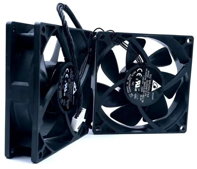 Main image of QUR0912VH Workstation Cooling Fan 644315-001 647113-001 T92T12MS3A7-57A03 DC12V 4-Wire Brushless Fan Replacement for HP Z620 Z800 Z820 Z840 Workstation Internal Heat Dissipation