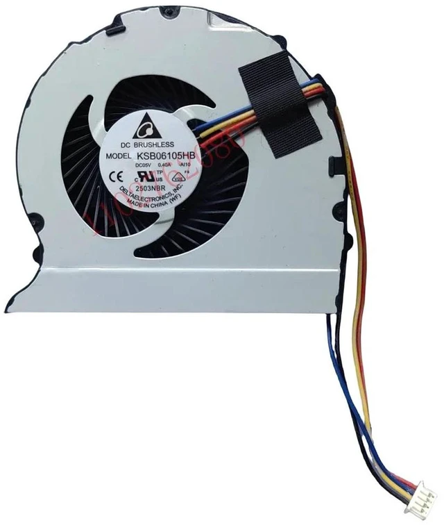 Alt view image 2 of 2 - KSB05105hc-al1e Laptop CPU Cooling Fan DC5V 0.45A Replacement Fan for Z370 Z370A Notebook, Internal CPU Heat Dissipation Fan for Laptop Repair and Maintenance