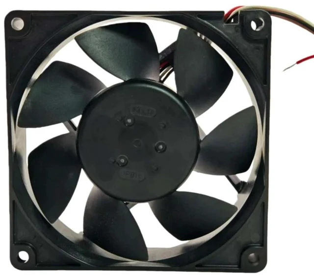 Alt view image 2 of 2 - 09225VA-24Q-CU 9225 High Speed Axial Cooling Fan DC24V 92x92x25mm 96.4CFM 5600RPM Brushless Industrial Exhaust Fan Replacement for Inverter, Cabinet and High Load Electronic Equipment Heat Dissipation