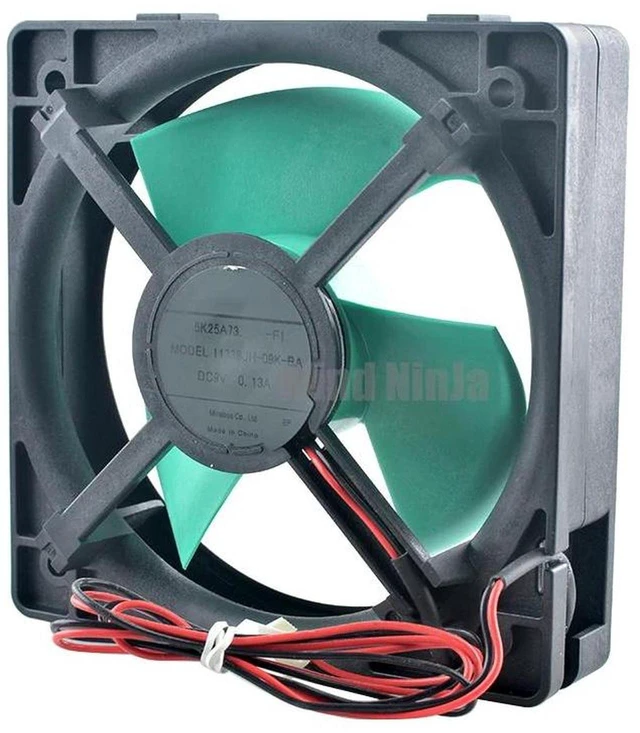 Main image of 11338JH-09K-BA Axial Flow Cooling Fan DC9V 0.13A Brushless Fan Replacement for Refrigerator Motors, Compact Household Appliance Efficient Heat Dissipation Cooling Fan