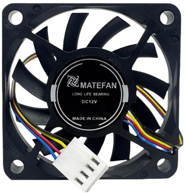 Main image of Ultra Thin 6010 PWM Cooling Fan 60x60x10mm DC12V 0.25A 5500RPM 4-Pin Motherboard Connector Brushless Axial Fan Replacement for PC Case, Compact Computer Equipment Heat Dissipation