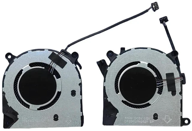 Alt view image 2 of 2 - 2 Pieces GPU Cooling Fan PLD06010S12L 6010M12F 55mm DC12V 0.20A 3-Wire Replacement Fan for N440GT V5 Graphics Card, Notebook Computer Internal Heat Dissipation Repair Accessory