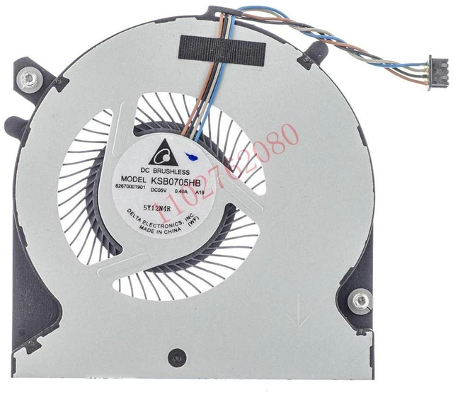 Main image of 796898-001 Laptop CPU Cooling Fan KSB0705HB-A19 EF50060S1-C360-S9A DC5V 0.40A 4-Pin PWM Brushless Fan Replacement for HP ZBook 15u G2 Series Notebook CPU Heat Dissipation Repair Accessory