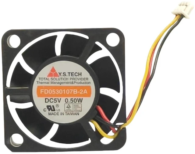 Main image of FD0530107B-2A 3010 Mini Axial Cooling Fan 30x30x10mm DC5V 0.1A 9200RPM Dual Ball Bearing Brushless Fan Replacement for Laptops, Inverters and Precision Electronic Devices Heat Dissipation
