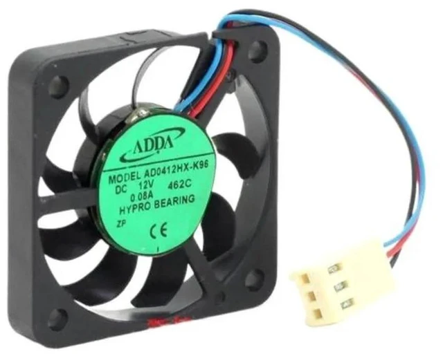 Alt view image 2 of 2 - AD0412HX-K96 4006 40x40x6mm 4CM Ultra Thin Silent Cooling Fan, DC 12V 0.08A Brushless Axial Fan Replacement for Small Electronics, Router, Mini PC, Projector, Compact Device Heat Dissipation