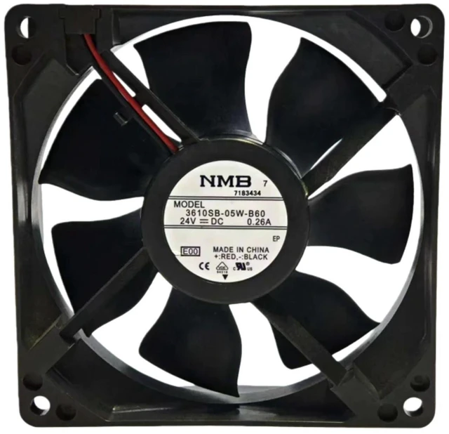 Alt view image 2 of 2 - 9225 92x92x25mm 92mm Silent DC Cooling Fan, DC 24V Ball Bearing Brushless Axial Fan Replacement for Inverters, Industrial Equipment, Electrical Cabinet Heat Dissipation