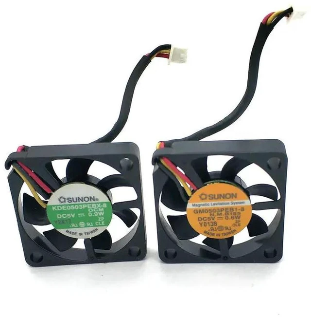 Main image of KDE0503PEBX-8 3006 30x30x6MM Cooling Fan, DC5V 0.9W 3-Wire Brushless Axial Fan Cross Replace GM0503PEB1-8, Mini Silent Fan for Small Electronics, Router, Portable Device Heat Dissipation