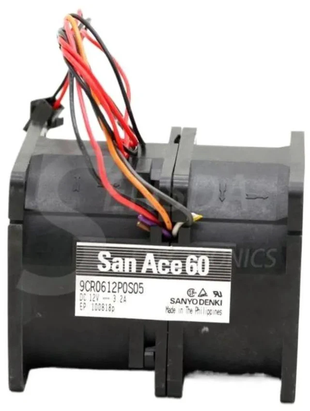 Alt view image 2 of 2 - 9CR0612P0S05 6076 60x60x76mm 60mm 6CM High Speed High Performance Cooling Fan, DC12V 3.2A Counter Rotating Axial Fan Replacement for Automotive Turbochargers, Server Industrial Heat Dissipation