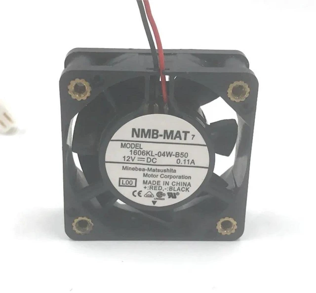 Alt view image 2 of 2 - 1606KL-04W-B50 4015 40x40x15mm 40mm 4cm Axial Cooling Fan, DC12V 0.11A 6500RPM Brushless Fan Replacement for Power Supply, Router, Small Industrial Equipment Heat Dissipation
