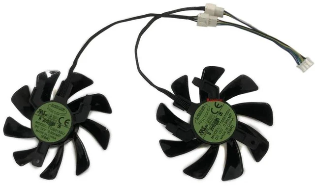 Main image of 2 Units/Set T129215SU GPU Graphics Card Cooling Fan, VGA Video Card Cooler Replacement for T129215BU, Compatible with RTX 3070 Gaming Graphics Card for GPU Heat Dissipation