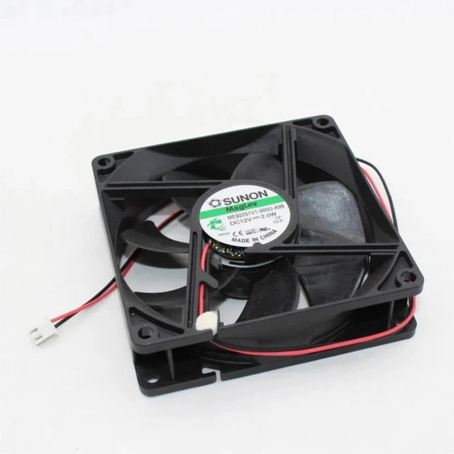 Alt view image 2 of 2 - ME92251V1-000U-A99 9225 90x90x25mm 90mm 9cm Server Chassis Cooling Fan, DC12V Brushless Axial Fan Replacement for 9225 / 9025 PC Server Cabinet, Industrial Equipment Heat Dissipation