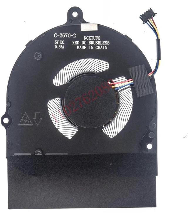 Alt view image 2 of 2 - 5F10S73403 Laptop CPU Cooling Fan Replacement, DC5V 4-Pin PWM Notebook Cooler for Lenovo ThinkPad L14 Gen1, L14 Gen2, L15 Gen1 Series, Internal CPU Thermal Fan Repair Part