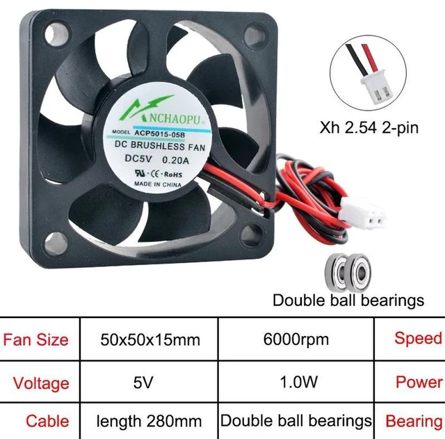 Alt view image 2 of 2 - PMD1206PMB1-A 6038 6CM 60x60x38mm DC12V Cooling Fan, 10.6W /11.2W High Power Axial Fan, Replacement Fan for Industrial Equipment, Power Supply, Inverter Heat Dissipation