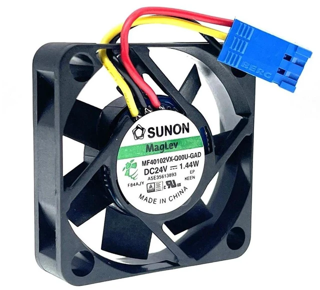 Main image of MF40102VX-Q00U-GAD 4010 Ultra Thin Cooling Fan, 40x40x10mm 40mm 4cm DC24V 1.44W 2-Wire Axial Fan, Replacement Cooler for 3D Printers, Printing Molds and Compact Industrial Equipment Heat Dissipation