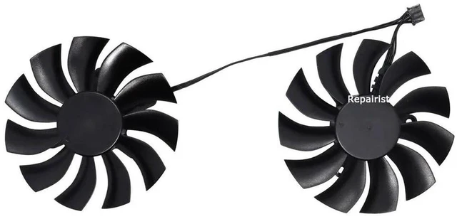 Main image of 2 Units/Set PLA09215B12H GPU Cooling Fan VGA Graphics Card Replacement Cooler Compatible with GTX 970 FTW ACX 2.0 GTX970 SSC Superclocked ACX 2.0 Video Card Heat Dissipation Fan