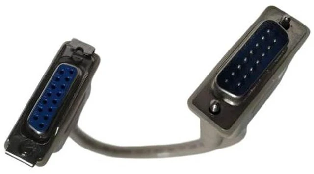 Main image of 15-Pin AUI Ethernet Transceiver Cable IEEE 802.3 AUI to RJ45 Transceiver Cable Compatible with MX20T 210T 210TS AUI RJ45 Adapter Legacy Network Equipment Connection Replacement Cable