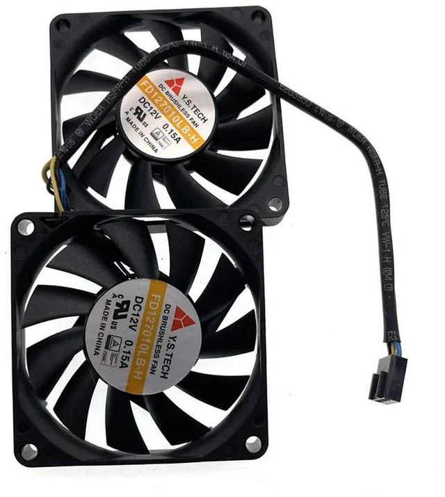 Main image of 2-in-1 70mm PWM Cooling Fan FD127010LB-H FD127010LB 7010 70×70×10mm DC 4-Pin Ball Bearing Brushless Fan Replacement Cooler for Compact PC Notebook VGA Equipment Heat Dissipation Fan