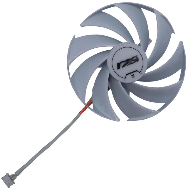 Alt view image 2 of 2 - 1 PCS PLD09210B/S12HH GPU Cooling Fan VGA Graphics Card Cooler Replacement Fan for RTX 4060 4070 Ti 4070S SLIM White 12G RTX 5070Ti VENTUS 3X PZ 16GB Video Card Heat Dissipation Fan