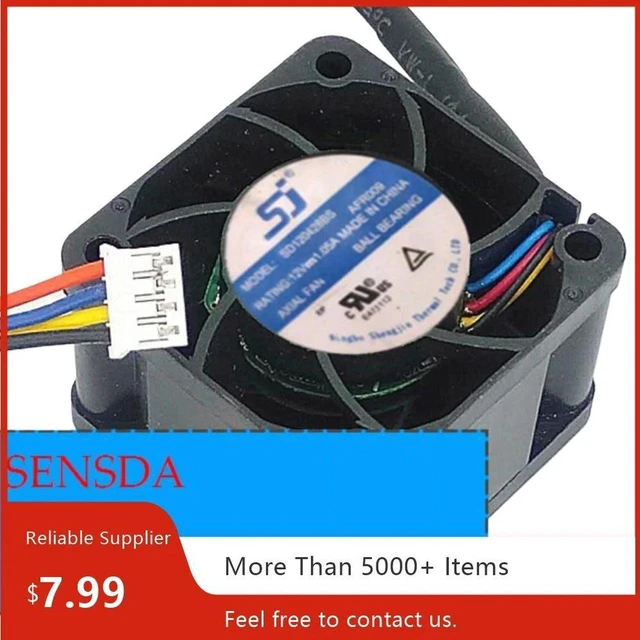 Main image of SD120428BS Mining Rig Power Supply Cooling Fan 40×40×28mm 40mm PWM Control Brushless Fan Replacement Fan For Avalon WhatsMiner StrongU Miner Power Supply Heat Dissipation Fan