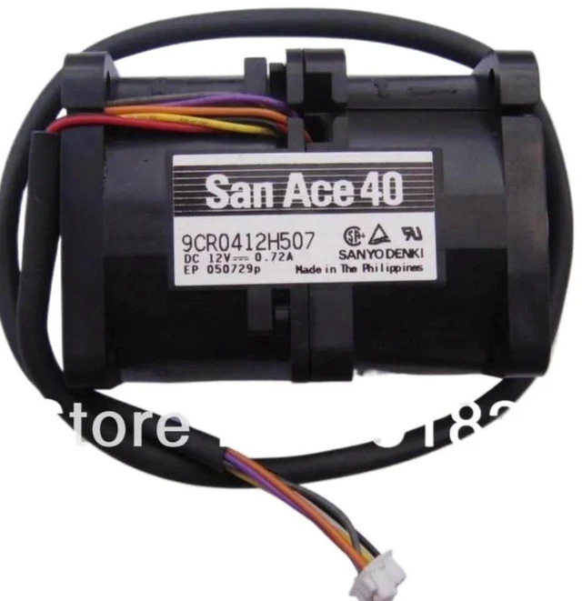 Main image of 9CR0412H507 4056 Dual Motor Cooling Fan 40×40×56mm 40mm DC12V 0.72A High Airflow Brushless Fan Replacement Fan For Industrial Cabinet Mining Rig Chassis Compact Electronic Equipment Heat Dissipation