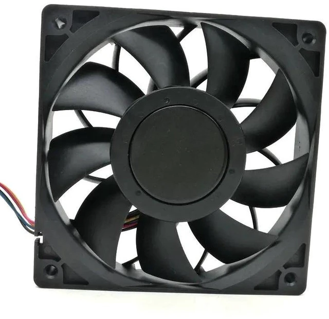 Main image of THB1212B High Power Axial Cooling Fan 120×120×25mm 12025 DC12V 3.0A 4-Wire PWM Brushless Fan High Airflow Replacement Fan For Server Industrial Cabinet Chassis Automation Equipment Heat Dissipation