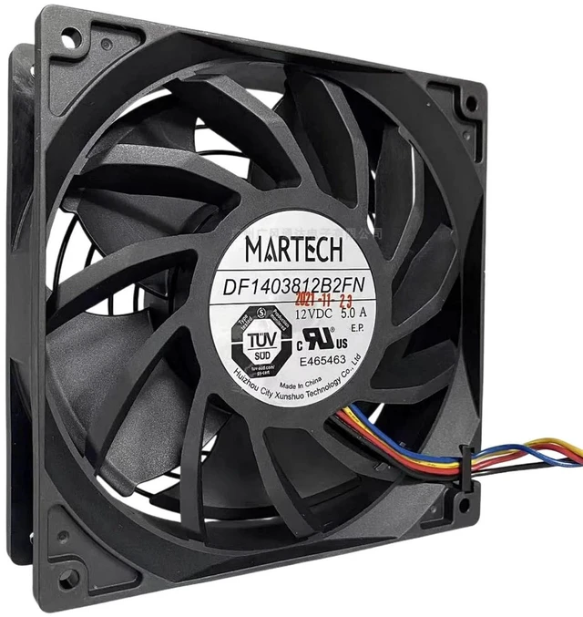 Alt view image 2 of 2 - ASB0405LA 5V 0.12A / ASB0405HHA 5V 0.20A 4010 40x40x10mm 40mm Axial Cooling Fan, 4-Wire PWM Mini Replacement Fan for Router, 3D Printer, Small Electronic Device Heat Dissipation